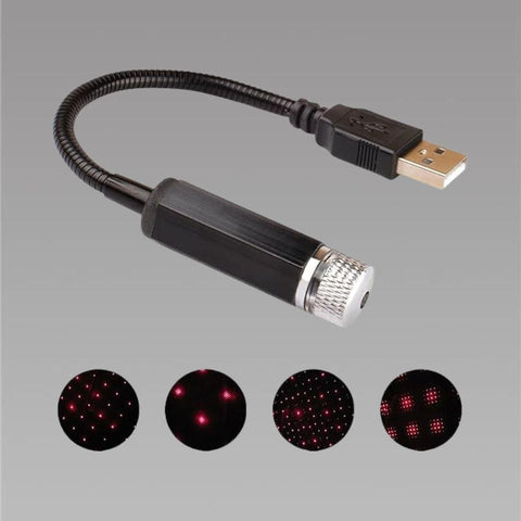 Ambient Star Light, 12V 360 Degree Rotation Use For Decoration Disco Laser Light Car