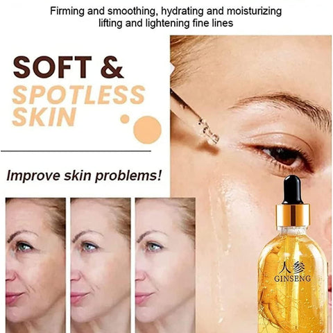 Ginseng Gold Polypeptide Anti-Ageing Serum Pack of 3 100ml Each